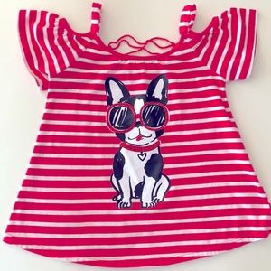 Justice Cold Shoulder Shirt